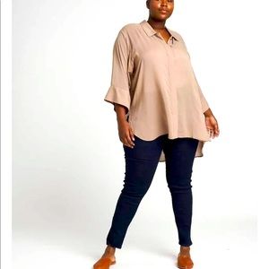 Toni Hi Low Tunic in white